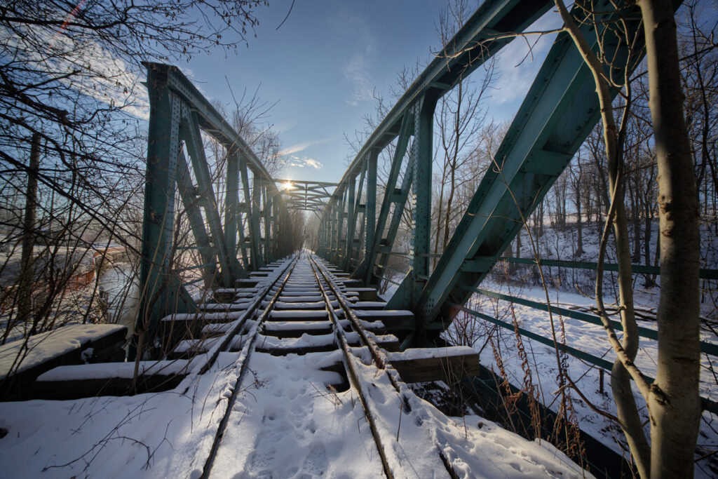 Most kolejowy w Świerzawie nad Kaczawą